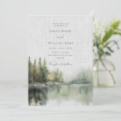 ロマンティックな緑の森 招待状 (スタンド正面)