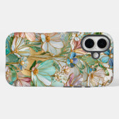 ロマンティックな野の花のステンドグラス風スマホケース Case-Mate iPhoneケース (裏面 (横))