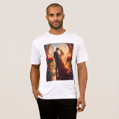 "ロマンティックな雰囲気: メンズTシャツ" Tシャツ (正面フル)