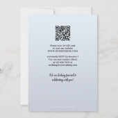 ロマンティックウィンターワンダーランド結婚式招待状 招待状 (裏面)