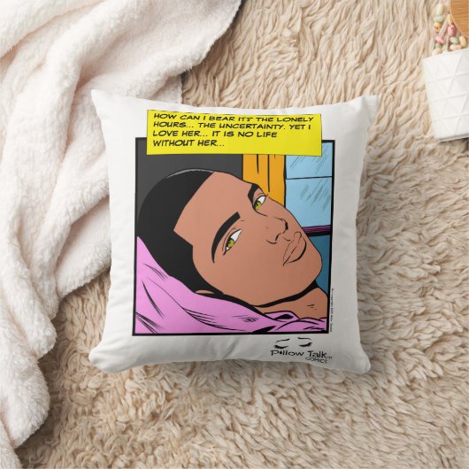 ロマンティックエコーズ 孤独なハート ロマンス コミック クッション (ブランケット)