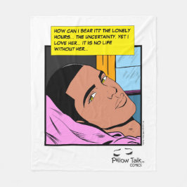 ロマンティックエコーズ 孤独なハート ロマンス コミック フリースブランケット