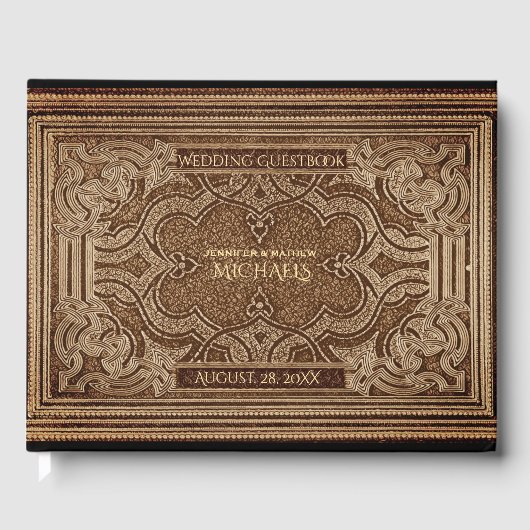 ロマンティックオールドヴィンテージルックゲストブック ゲストブック (正面)