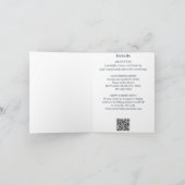 ロマンティックガーデン結婚式招待状 サンキューカード (内部)