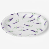 ロマンティックキュートプロヴァンス誕生日紙プレート ペーパープレート (アングル)