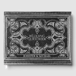 ロマンティックシルバーアンティークルックゲストブック ゲストブック