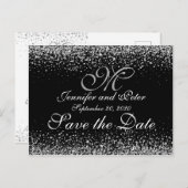 ロマンティックシルバーグリッターナイトスカイ 案内ポストカード (正面/裏面)