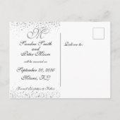 ロマンティックシルバーグリッターナイトスカイ 案内ポストカード (裏面)