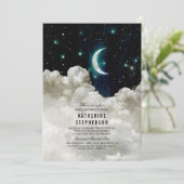 ロマンティックスターズアンドムーンブライダルシャワー 招待状 (スタンド正面)