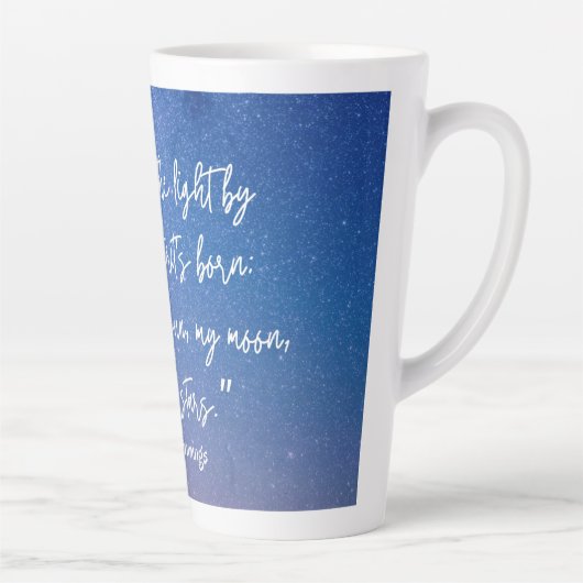 ロマンティックスターズカミングズ引用文 カフェラテマグ (右)