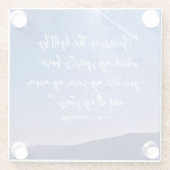 ロマンティックスターズカミングズ引用文 ガラスコースター (裏面)