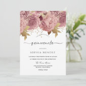 ロマンティックダスティバラ赤面キンセアニェラパーティー 招待状 (スタンド正面)