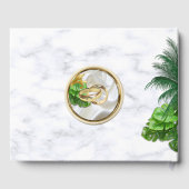 ロマンティックトロピカルウェディング ゲストブック (裏面)