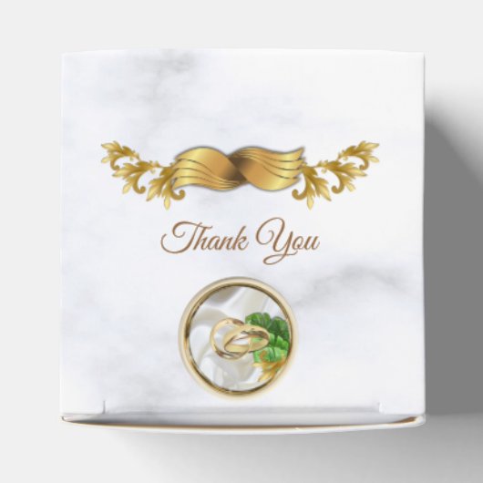 ロマンティックトロピカルウェディング フェイバーボックス (上部)