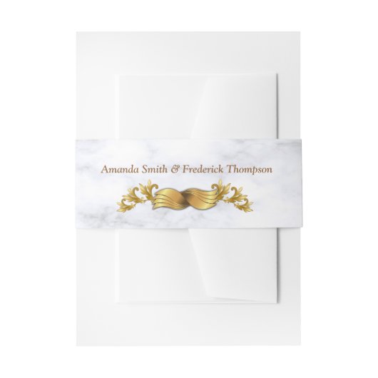 ロマンティックトロピカルウェディング ベリーバンド 招待状ベリーバンド (正面例)