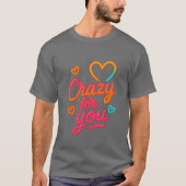 ロマンティックバレンタインデーTシャツ Tシャツ (正面)