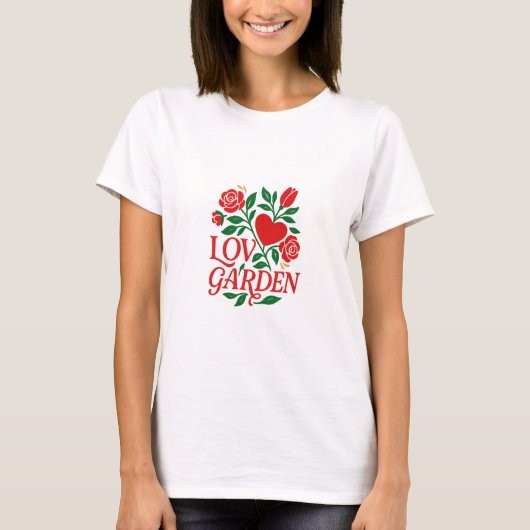 ロマンティックバレンタインデーTシャツ Tシャツ (正面)