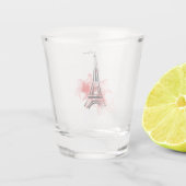 ロマンティックパリエッフェルタワー ショットグラス (裏面)