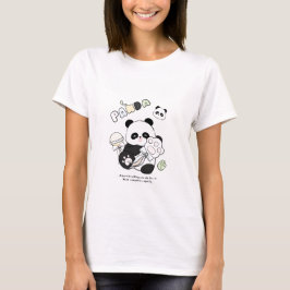 ロマンティックパンダの雰囲気 Tシャツ