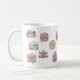ロマンティックファンタジー本の読者 コーヒーマグカップ
