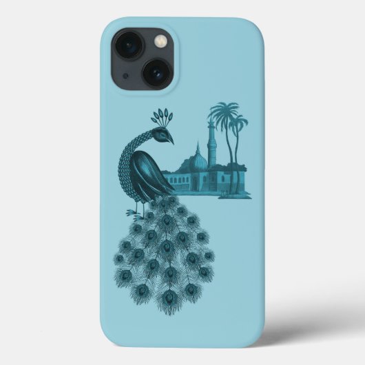 ロマンティックブルーホウ Case-Mate iPhoneケース (裏面)