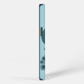 ロマンティックブルーホウ iPhoneケース (右側面)