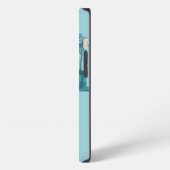 ロマンティックブルーホウ iPhoneケース (左側面)