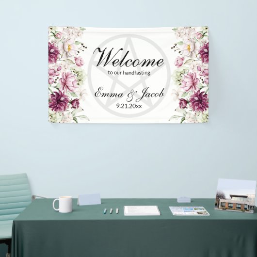 ロマンティックブルーム フラワーピオニー ペンタクル 横断幕 (トレードショー)