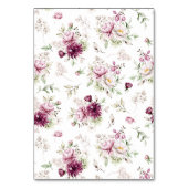 ロマンティックブルーム フローラル ピオニー ペンタクル テーブルナンバー (裏面)