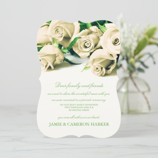 ロマンティックホワイトローゼズの展開発表 案内状 (スタンド正面)