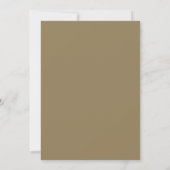 ロマンティックボタニカルエレガントフラワーウェディング 招待状 (裏面)