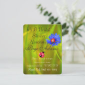 ロマンティックラッドバグブライダルシャワーデスティニー 招待状 (スタンド正面)