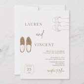 ロマンティックリッチヴィンテージフィリピ結婚ノの服装 招待状 (正面)