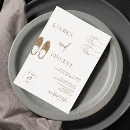 ロマンティックリッチヴィンテージフィリピ結婚ノの服装 招待状