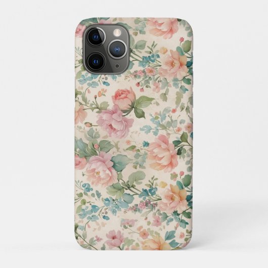ロマンティックローズビンテージ風 Case-Mate iPhoneケース (裏)