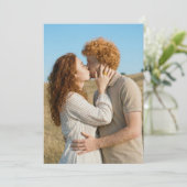 ロマンティック アーシー フォト 招待状 (スタンド正面)