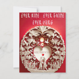 ロマンティック エバー マイン エバー サイン エバー アワーズ バレンタインズ カード