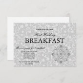 ロマンティック・エレガンス ウェディングアフター ブレックファスト 出欠カード (正面/裏面)