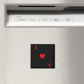 ロマンティック カップル キス ハートの女王 カードゲーム マグネット (インサイチュ (食洗機))