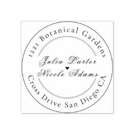 ロマンティック クラシカル パール スワン フローラル フレーム ウェディング ラバースタンプ