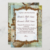 ロマンティック·ゲゼボ·ファンシースクロールズ 招待状 (正面/裏面)