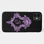 ロマンティック ゴス ピンク モノグラム Case-Mate iPhoneケース (裏面(横))
