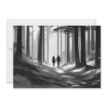 ロマンティック シルエット カップル フォレスト ストロール