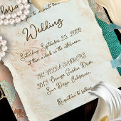 ロマンティック バロック スクロール 聖心 招待状