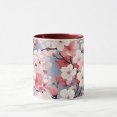 ロマンティック ピンク 桜 マグカップ (中央)