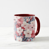 ロマンティック ピンク 桜 マグカップ (正面右)