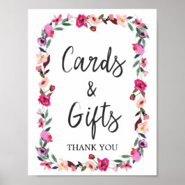 ロマンティック フェアリーテイル ブロッサム リース カード & ギフト ポスター