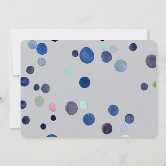 ロマンティック・フォレスト 招待状 (裏面)