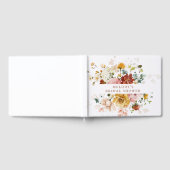 ロマンティック フラワー ゲストブック (全面)