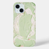 ロマンティック フラワー レース スマホケース Case-Mate iPhoneケース (裏面)